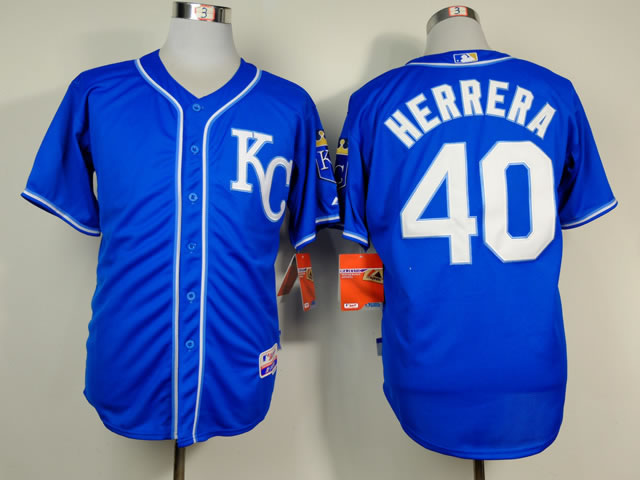 Kansas City Royals #40 Herrera 2014 Blue Jerseys,We sell and wholesale Kansas City Royals #40 Herrera 2014 Blue Jerseys on line form chian!