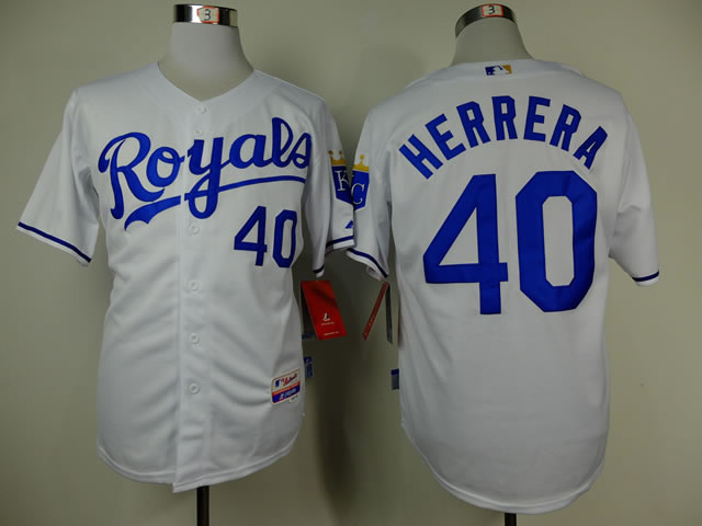 Kansas City Royals #40 Herrera White Jerseys,We sell and wholesale Kansas City Royals #40 Herrera White Jerseys on line form chian!