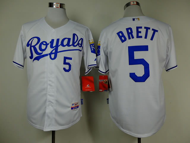 Kansas City Royals #5 Brett Throwback White Jerseys,We sell and wholesale Kansas City Royals #5 Brett Throwback White Jerseys on line form chian!