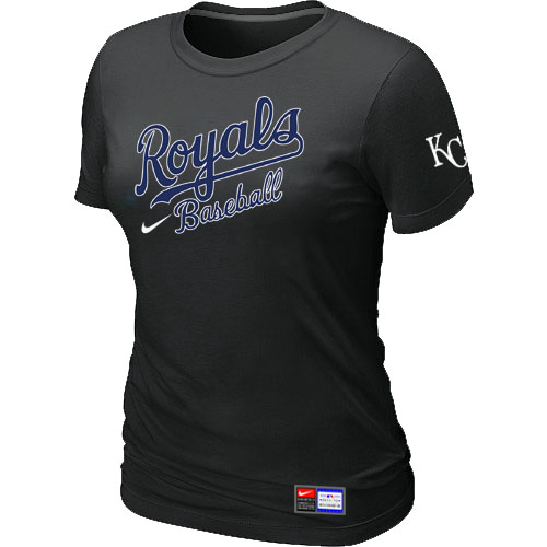 Kansas City Royals Black Nike Women's Short Sleeve Practice T-Shirt,We sell and wholesale Kansas City Royals Black Nike Women's Short Sleeve Practice T-Shirt on line form chian!
