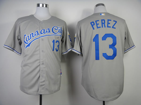 Kansas Royals #13 Aviles Grey Cool Base Jerseys,We sell and wholesale Kansas Royals #13 Aviles Grey Cool Base Jerseys on line form chian!