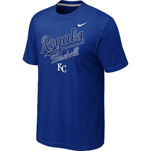 Kansas Royals 2014 Home Practice T-Shirt - Blue,We sell and wholesale Kansas Royals 2014 Home Practice T-Shirt - Blue on line form chian!
