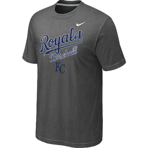 Kansas Royals 2014 Home Practice T-Shirt - Dark Grey,We sell and wholesale Kansas Royals 2014 Home Practice T-Shirt - Dark Grey on line form chian!
