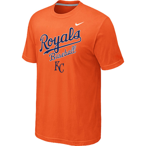Kansas Royals 2014 Home Practice T-Shirt - Orange,We sell and wholesale Kansas Royals 2014 Home Practice T-Shirt - Orange on line form chian!