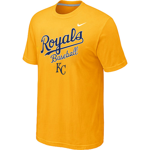 Kansas Royals 2014 Home Practice T-Shirt - Yellow,We sell and wholesale Kansas Royals 2014 Home Practice T-Shirt - Yellow on line form chian!