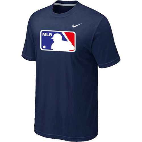 Logo Heathered Nike D.Blue Blended T-Shirt,We sell and wholesale Logo Heathered Nike D.Blue Blended T-Shirt on line form chian!