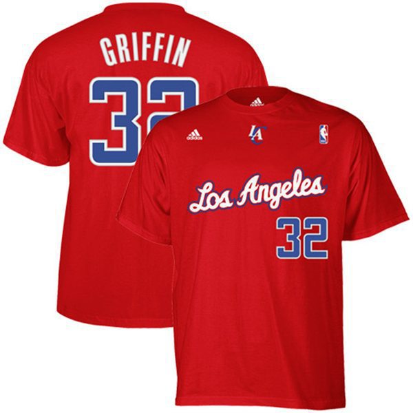 Los Angeles Clippers #32 Blake Griffin Red T-Shirt,We sell and wholesale Los Angeles Clippers #32 Blake Griffin Red T-Shirt on line form chian!