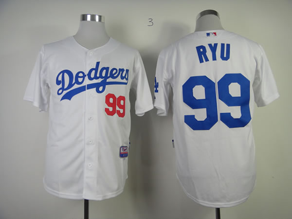Los Angeles Dodgers #99 Hyun-Jin Ryu White Jerseys,We sell and wholesale Los Angeles Dodgers #99 Hyun-Jin Ryu White Jerseys on line form chian!