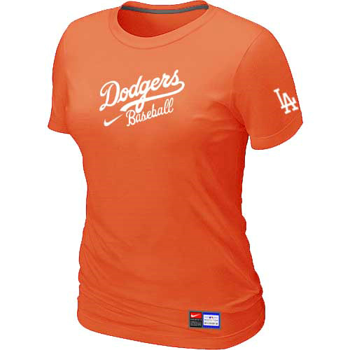 Los Angeles Dodgers Nike Women's Orange Short Sleeve Practice T-Shirt,We sell and wholesale Los Angeles Dodgers Nike Women's Orange Short Sleeve Practice T-Shirt on line form chian!
