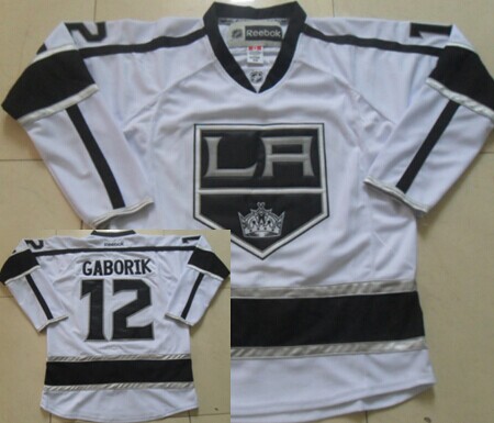 Los Angeles Kings #12 Marian Gaborik White Jerseys,We sell and wholesale Los Angeles Kings #12 Marian Gaborik White Jerseys on line form chian!
