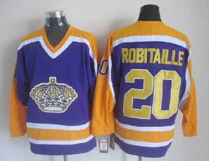 Los Angeles Kings #20 Robitaille CCM Throwback Purple Jerseys,We sell and wholesale Los Angeles Kings #20 Robitaille CCM Throwback Purple Jerseys on line form chian!