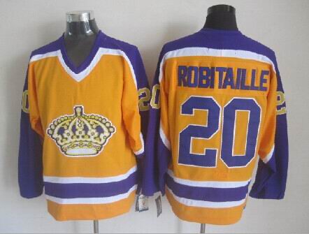 Los Angeles Kings #20 Robitaille CCM Throwback Yellow Jerseys,We sell and wholesale Los Angeles Kings #20 Robitaille CCM Throwback Yellow Jerseys on line form chian!