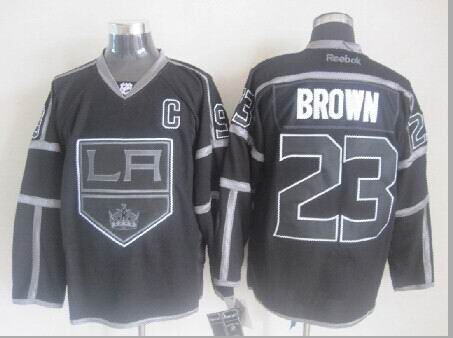 Los Angeles Kings #23 Dustin Brown Black Ice Jerseys,We sell and wholesale Los Angeles Kings #23 Dustin Brown Black Ice Jerseys on line form chian!