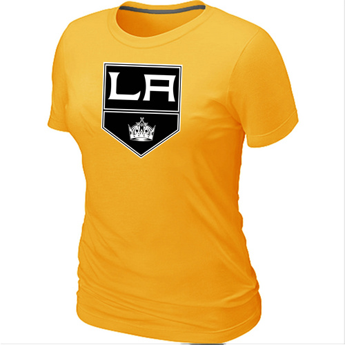 Los Angeles Kings Big & Tall Women's Logo Yellow T-Shirt,We sell and wholesale Los Angeles Kings Big & Tall Women's Logo Yellow T-Shirt on line form chian!