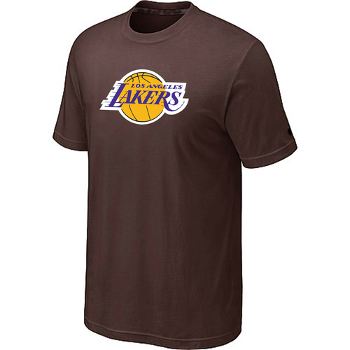 Los Angeles Lakers Big & Tall Primary Logo Brown T-Shirt,We sell and wholesale Los Angeles Lakers Big & Tall Primary Logo Brown T-Shirt on line form chian!