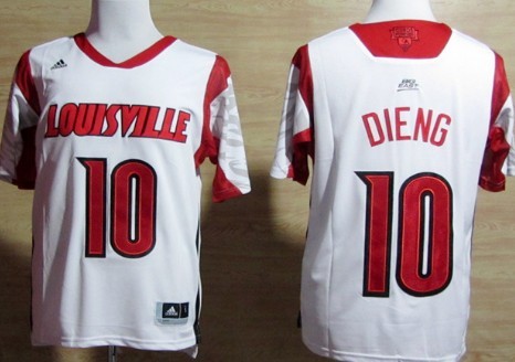 Louisville Cardinals #10 Gorgui Dieng 2013 March Madness White Jerseys,We sell and wholesale Louisville Cardinals #10 Gorgui Dieng 2013 March Madness White Jerseys on line form chian!