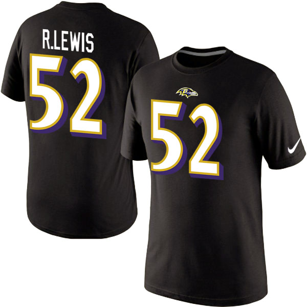Men Nike Baltimore Ravens 52 R.Lewis Pride Name x26 Number T-Shirt Black,We sell and wholesale Men Nike Baltimore Ravens 52 R.Lewis Pride Name x26 Number T-Shirt Black on line form chian!