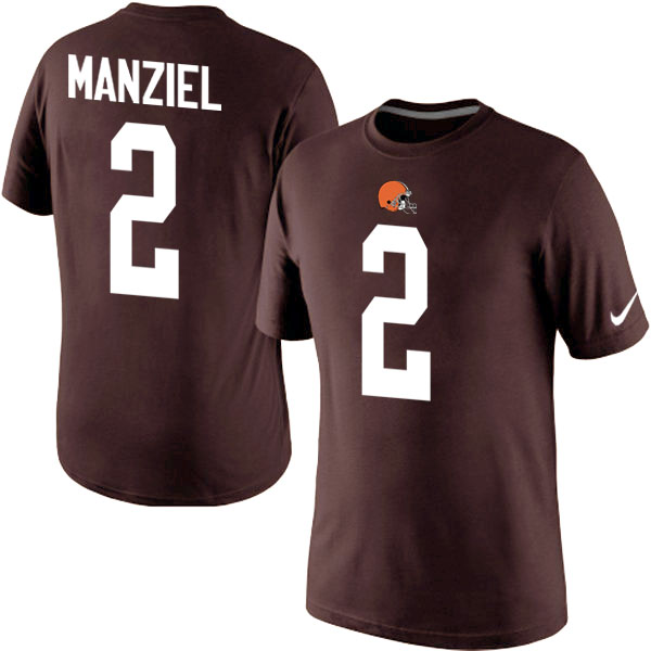 Men Nike Cleveland Browns 2 Johnny Manziel Pride Name x26 Number T-Shirt Brown,We sell and wholesale Men Nike Cleveland Browns 2 Johnny Manziel Pride Name x26 Number T-Shirt Brown on line form chian!