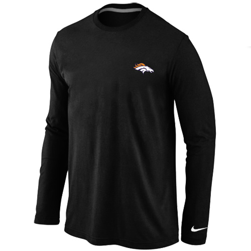 Men Nike Denver Broncos Logo Long Sleeve T-Shirt Black,We sell and wholesale Men Nike Denver Broncos Logo Long Sleeve T-Shirt Black on line form chian!