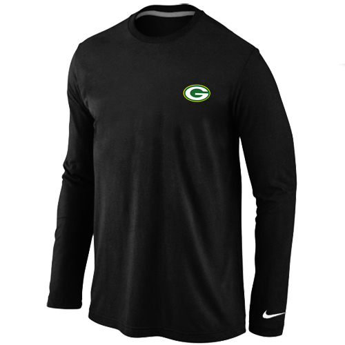 Men Nike Green Bay Packers Sideline Legend Authentic Logo Long Sleeve T-Shirt Black,We sell and wholesale Men Nike Green Bay Packers Sideline Legend Authentic Logo Long Sleeve T-Shirt Black on line form chian!