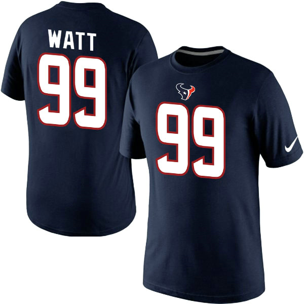 Men Nike Houston Texans 99 JJ Watt Player Pride Name x26 Number T-Shirt Blue,We sell and wholesale Men Nike Houston Texans 99 JJ Watt Player Pride Name x26 Number T-Shirt Blue on line form chian!