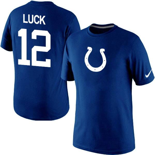 Men Nike Indianapolis Colts 12 Andrew Luck Draft Player T-Shirt - Royal Blue,We sell and wholesale Men Nike Indianapolis Colts 12 Andrew Luck Draft Player T-Shirt - Royal Blue on line form chian!