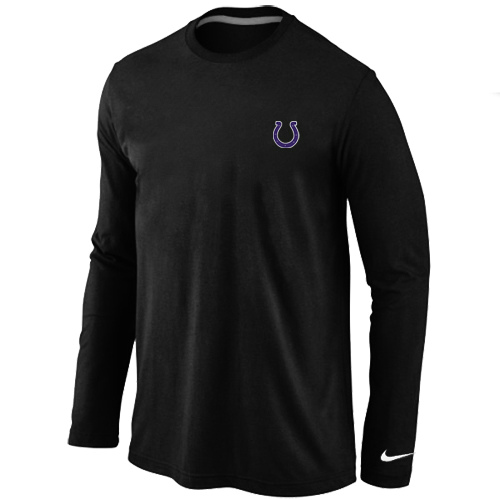Men Nike Indianapolis Colts Logo Long Sleeve T-Shirt Black,We sell and wholesale Men Nike Indianapolis Colts Logo Long Sleeve T-Shirt Black on line form chian!