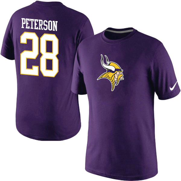 Men Nike Minnesota Vikings 28 Adrian Peterson Name x26 Number T-Shirt Purple,We sell and wholesale Men Nike Minnesota Vikings 28 Adrian Peterson Name x26 Number T-Shirt Purple on line form chian!