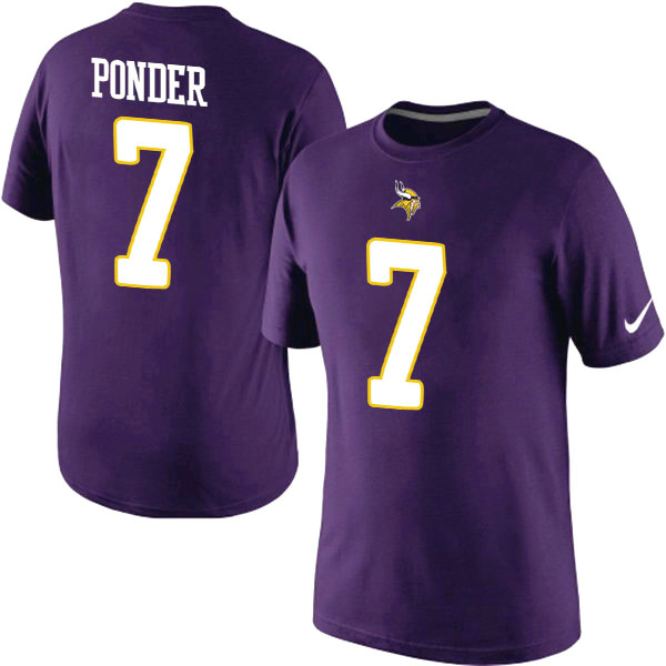 Men Nike Minnesota Vikings 7 Christian Ponder Pride Name x26 Number T-Shirt Purple,We sell and wholesale Men Nike Minnesota Vikings 7 Christian Ponder Pride Name x26 Number T-Shirt Purple on line form chian!