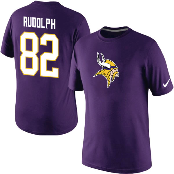 Men Nike Minnesota Vikings 82 Kyle Rudolph Name x26 Number T-Shirt Purple,We sell and wholesale Men Nike Minnesota Vikings 82 Kyle Rudolph Name x26 Number T-Shirt Purple on line form chian!