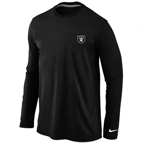 Men Nike Oakland Raiders Logo Long Sleeve T-Shirt Black,We sell and wholesale Men Nike Oakland Raiders Logo Long Sleeve T-Shirt Black on line form chian!