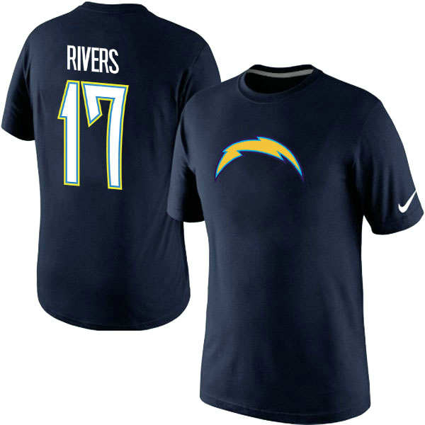 Men Nike San Diego Chargers 17 Phillip Rivers Name x26 Number T-Shirt D.Blue,We sell and wholesale Men Nike San Diego Chargers 17 Phillip Rivers Name x26 Number T-Shirt D.Blue on line form chian!