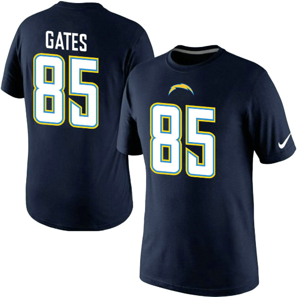 Men Nike San Diego Chargers 85 Gates Pride Name x26 Number T-Shirt D.Blue,We sell and wholesale Men Nike San Diego Chargers 85 Gates Pride Name x26 Number T-Shirt D.Blue on line form chian!