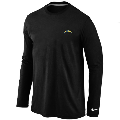 Men Nike San Diego Chargers Logo Long Sleeve T-Shirt Black,We sell and wholesale Men Nike San Diego Chargers Logo Long Sleeve T-Shirt Black on line form chian!