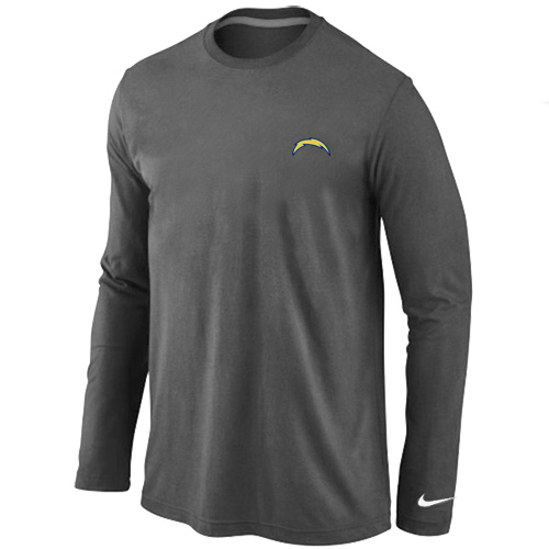Men Nike San Diego Chargers Logo Long Sleeve T-Shirt D.Gray,We sell and wholesale Men Nike San Diego Chargers Logo Long Sleeve T-Shirt D.Gray on line form chian!