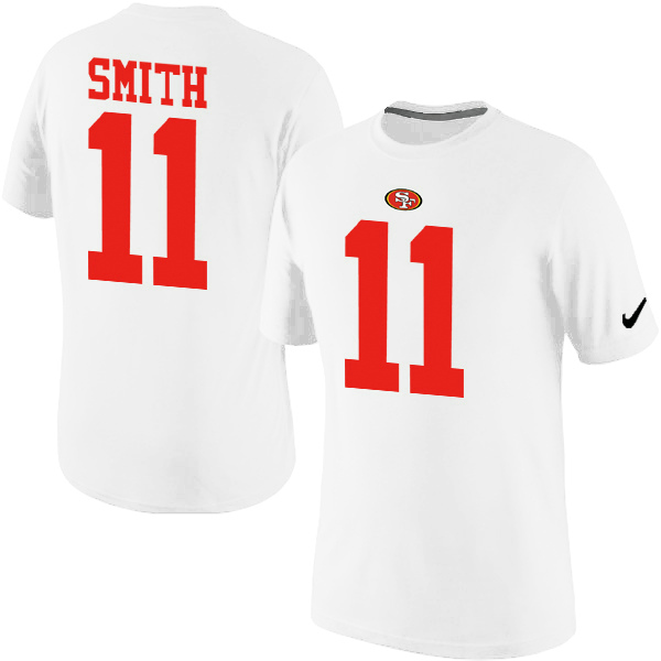 Men Nike San Francisco 49ers 11 Smith Pride Name x26 Number T-Shirt White,We sell and wholesale Men Nike San Francisco 49ers 11 Smith Pride Name x26 Number T-Shirt White on line form chian!