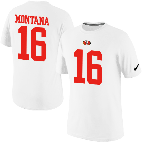 Men Nike San Francisco 49ers 16 Montana Pride Name x26 Number T-Shirt White,We sell and wholesale Men Nike San Francisco 49ers 16 Montana Pride Name x26 Number T-Shirt White on line form chian!
