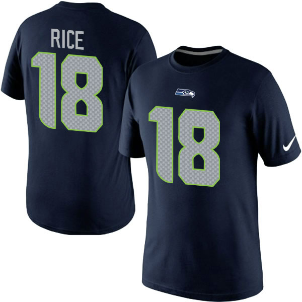Men Nike Seattle Seahawks 18 Sidney Rice Pride Name x26 Number T-Shirt Blue,We sell and wholesale Men Nike Seattle Seahawks 18 Sidney Rice Pride Name x26 Number T-Shirt Blue on line form chian!