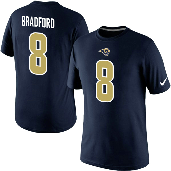 Men Nike St. Louis Rams Sam 8 Bradford Pride Name x26 Number T-Shirt Blue,We sell and wholesale Men Nike St. Louis Rams Sam 8 Bradford Pride Name x26 Number T-Shirt Blue on line form chian!