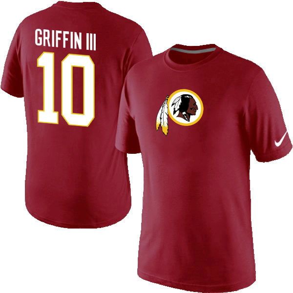 Men Nike Washington Redskins 10 Robert Griffin III Name x26 Number T-Shirt Red,We sell and wholesale Men Nike Washington Redskins 10 Robert Griffin III Name x26 Number T-Shirt Red on line form chian!