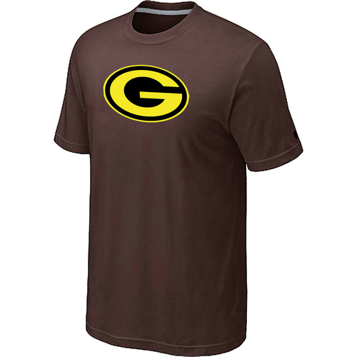 Men's Green Bay Packers Neon Logo Charcoal Brown T-shirt,We sell and wholesale Men's Green Bay Packers Neon Logo Charcoal Brown T-shirt on line form chian!