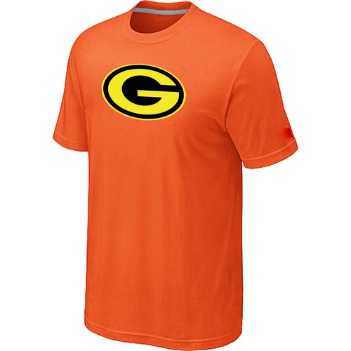 Men's Green Bay Packers Neon Logo Charcoal Orange T-shirt,We sell and wholesale Men's Green Bay Packers Neon Logo Charcoal Orange T-shirt on line form chian!