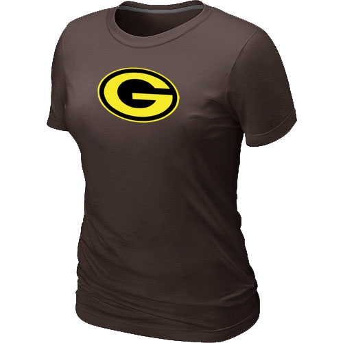 Men's Green Bay Packers Neon Logo Charcoal Women's Brown T-shirt,We sell and wholesale Men's Green Bay Packers Neon Logo Charcoal Women's Brown T-shirt on line form chian!