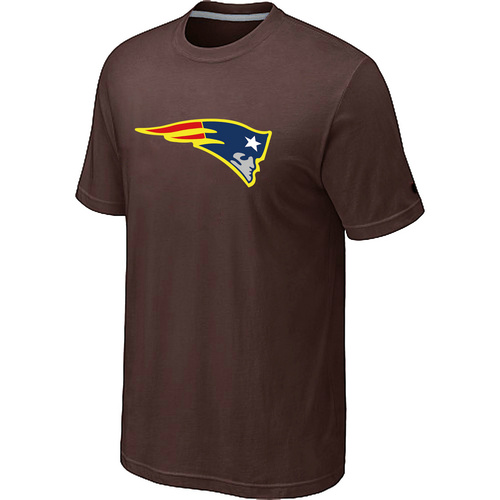 Men's New England Patriots Neon Logo Charcoal Brown T-shirt,We sell and wholesale Men's New England Patriots Neon Logo Charcoal Brown T-shirt on line form chian!
