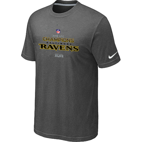 Men's Nike Baltimore Ravens 2012 AFC Conference Champions Trophy Collection Long D.Grey T-Shirt,We sell and wholesale Men's Nike Baltimore Ravens 2012 AFC Conference Champions Trophy Collection Long D.Grey T-Shirt on line form chian!