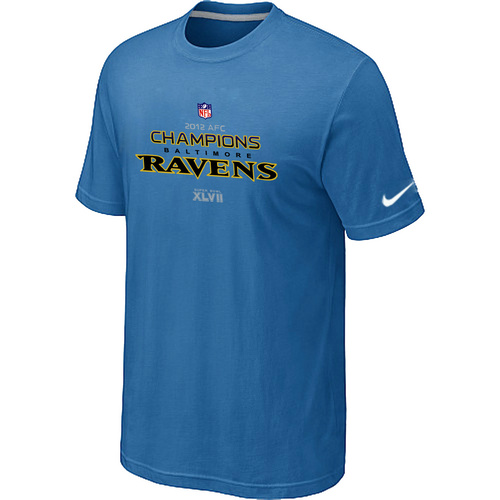 Men's Nike Baltimore Ravens 2012 AFC Conference Champions Trophy Collection Long light Blue T-Shirt,We sell and wholesale Men's Nike Baltimore Ravens 2012 AFC Conference Champions Trophy Collection Long light Blue T-Shirt on line form chian!