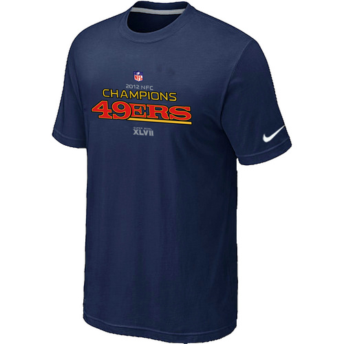 Men's Nike San Francisco 49ers 2012 NFC Conference Champions Trophy Collection Long D.Blue T-Shirt,We sell and wholesale Men's Nike San Francisco 49ers 2012 NFC Conference Champions Trophy Collection Long D.Blue T-Shirt on line form chian!