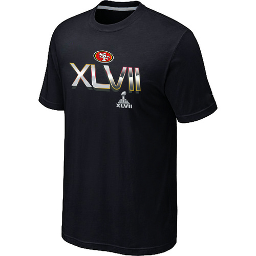 Men's San Francisco 49ers Super Bowl XLVII On Our Way Black T-Shirt,We sell and wholesale Men's San Francisco 49ers Super Bowl XLVII On Our Way Black T-Shirt on line form chian!