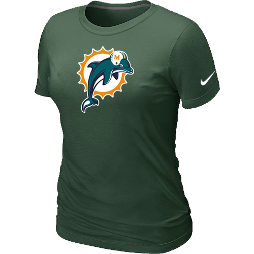 Miami Dolphins D.Green Women's Logo T-Shirt,We sell and wholesale Miami Dolphins D.Green Women's Logo T-Shirt on line form chian!