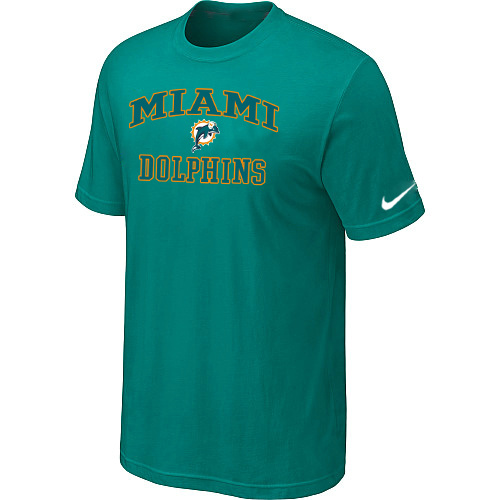 Miami Dolphins Heart & Soul Greenl T-Shirt,We sell and wholesale Miami Dolphins Heart & Soul Greenl T-Shirt on line form chian!